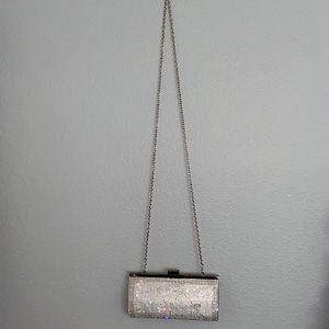 Charming Charlie RSVP Silver/Bling Clutch Bag